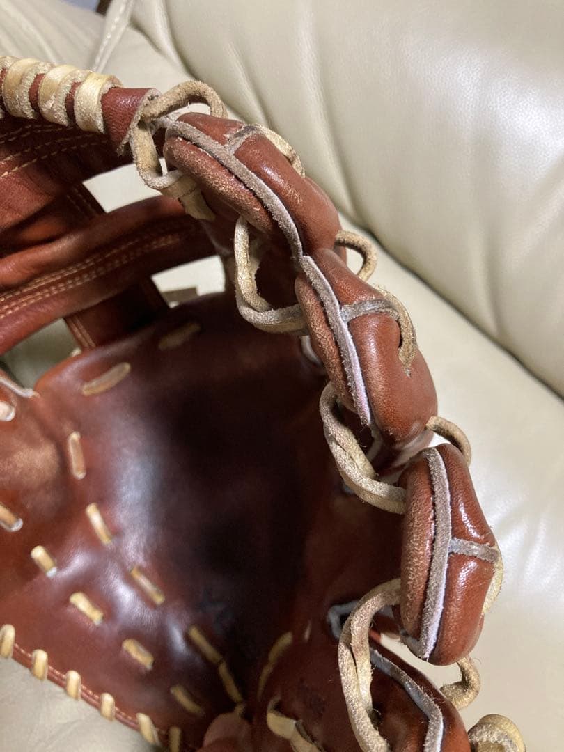 YGS 山本グラブスタジオ 硬式グローブ ブラウン 右投げ用　約28cm日本製