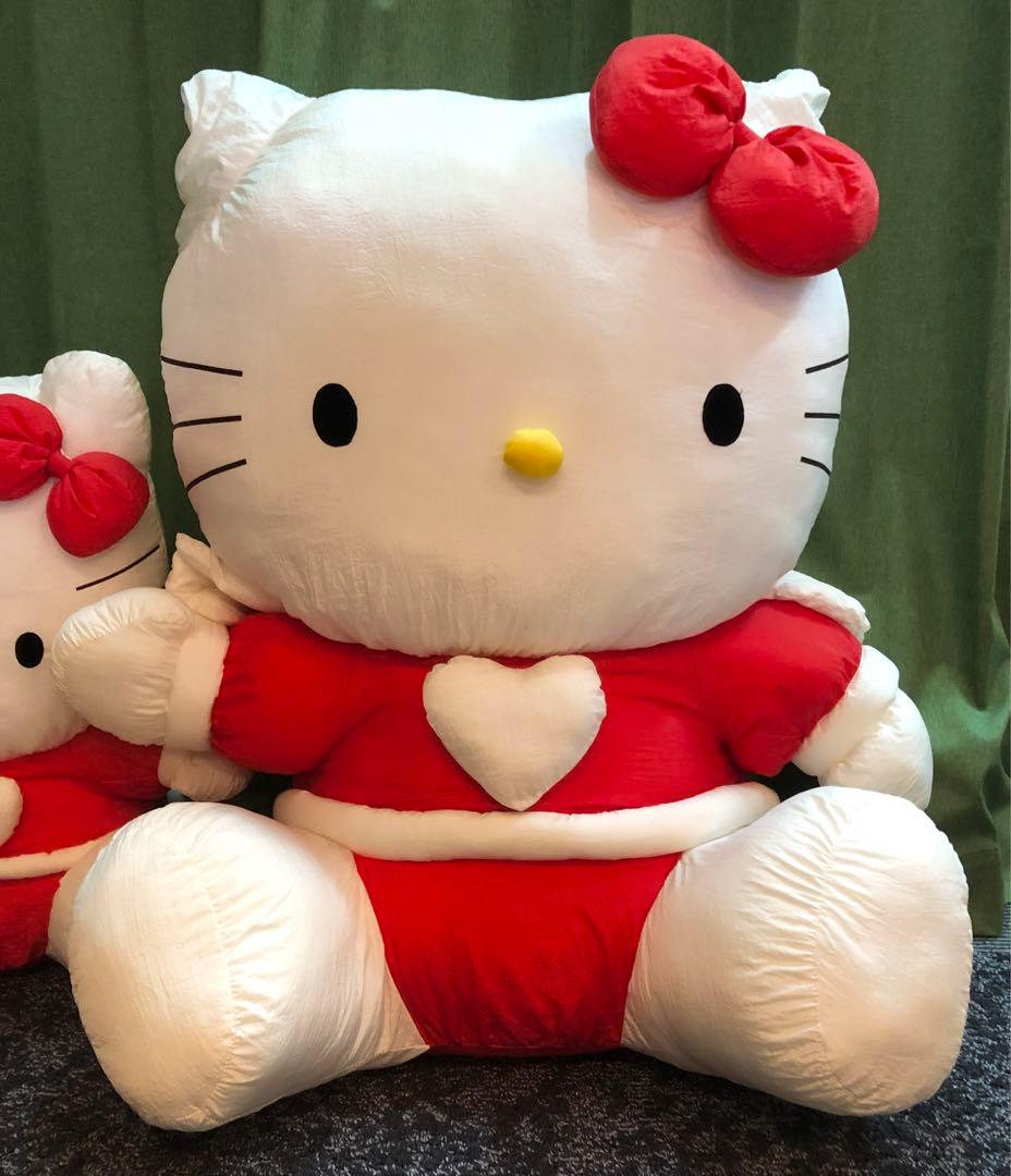 激レア サンリオ ハートパーク ハローキティ 特大ぬいぐるみ ナイロン