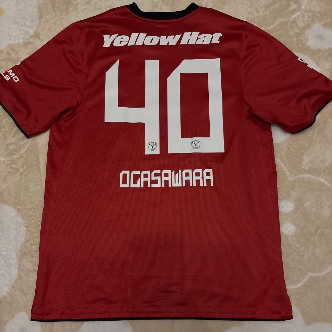 鹿島アントラーズ 2011年 ユニフォーム 40 小笠原満男 サイン入り XXL