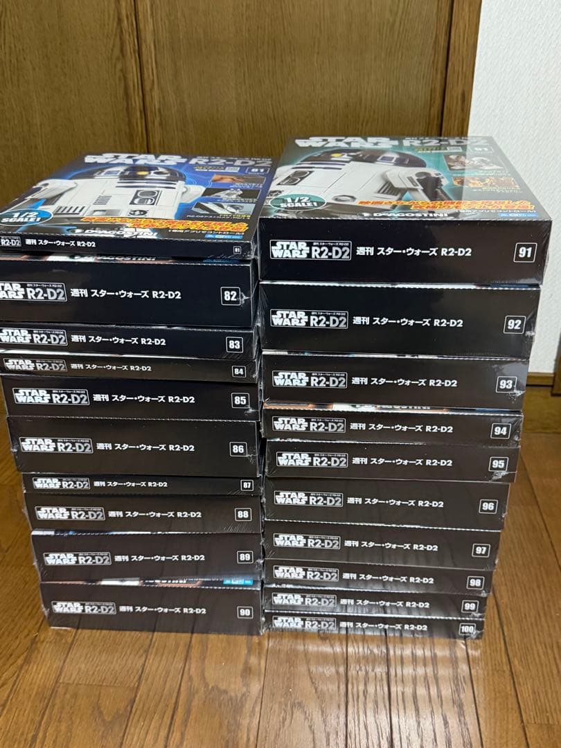 【未開封】デアゴスティーニ スターウォーズ R2-D2 「56号～100号」
