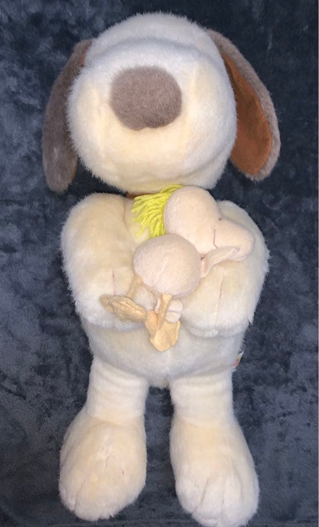 SNOOPY スヌーピー ウッドストック ぬいぐるみ ベージュ BIGぬいぐるみ