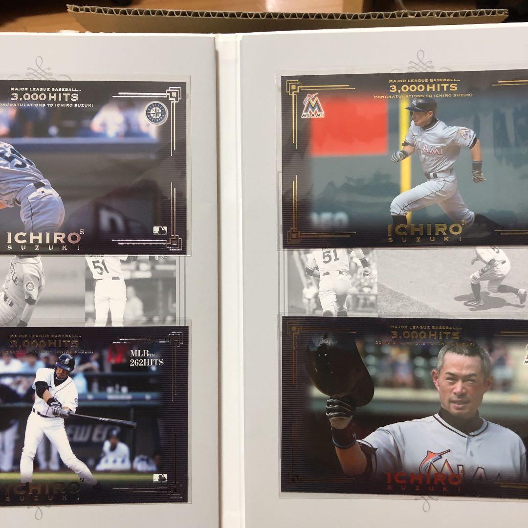 イチローの3000本安打の記念アルバム。神戸の郵便局が作ったものです。