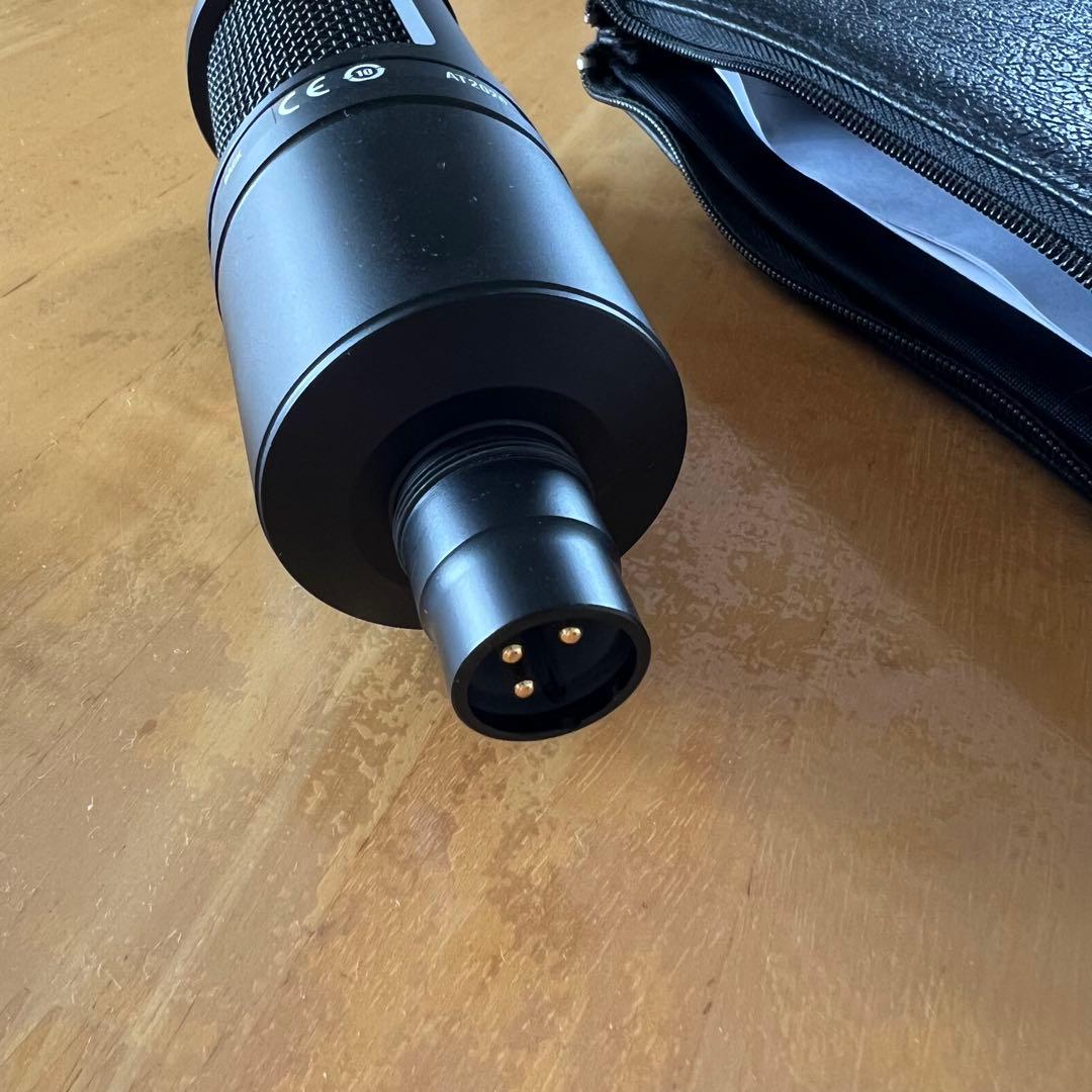 audio-technica AT2020 コンデンサーマイク 変換アダプター付