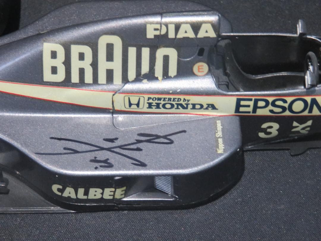 新春特別セール✨超貴重品✨プラモデル中島悟実筆サイン入りF-1ティレルHONDA