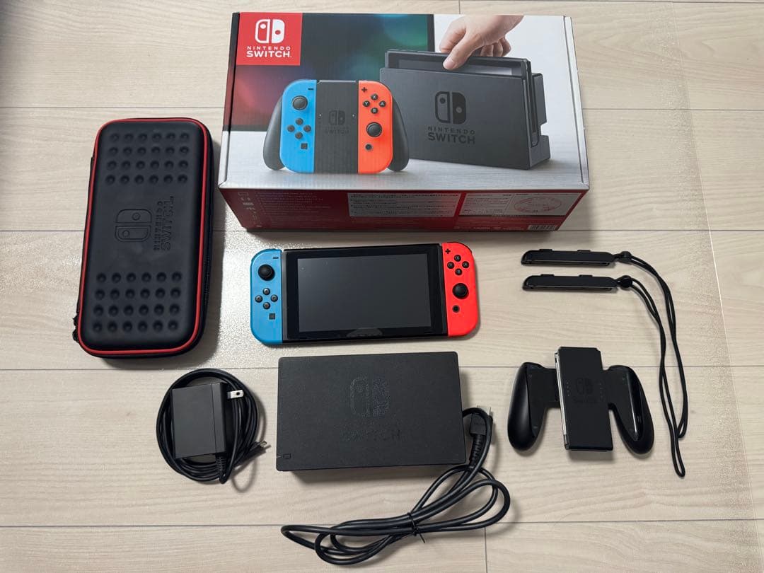 Nintendo Switch 青/赤 本体 付属品完備