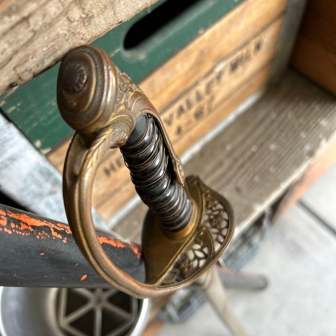 【観賞用】古道具 模造刀 骨董品 日本軍 装品 インダストリアル アンティーク