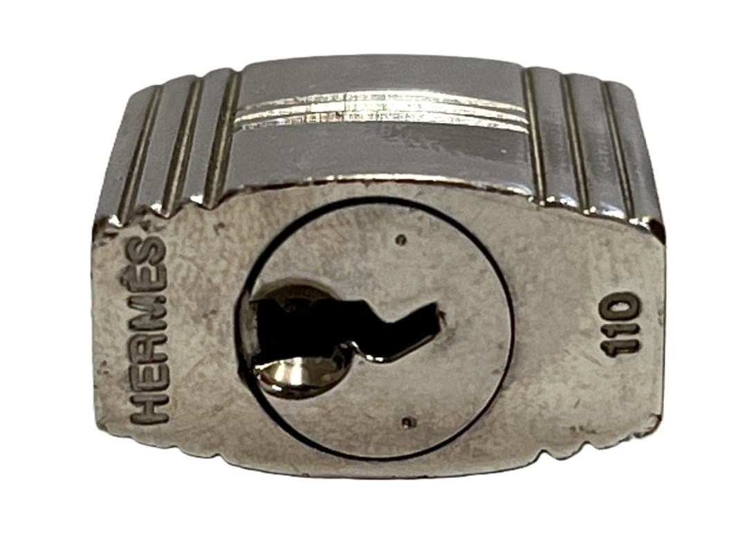 エルメス カデナ＆キー パドロック No.110 SV 中古品 (100085)