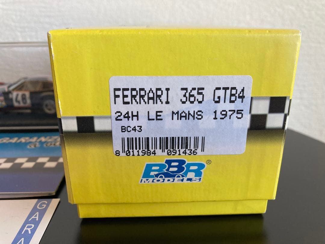 【激レア】BBR 1/43 Ferrari 365 GTB4 24hLeMans