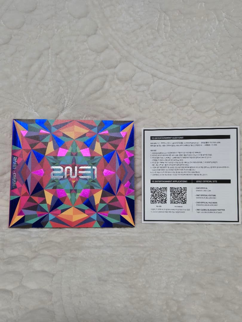 ​【世界に1枚】2NE1 CL 直筆メッセージ入り 生ポラロイド ＆ CRUSH