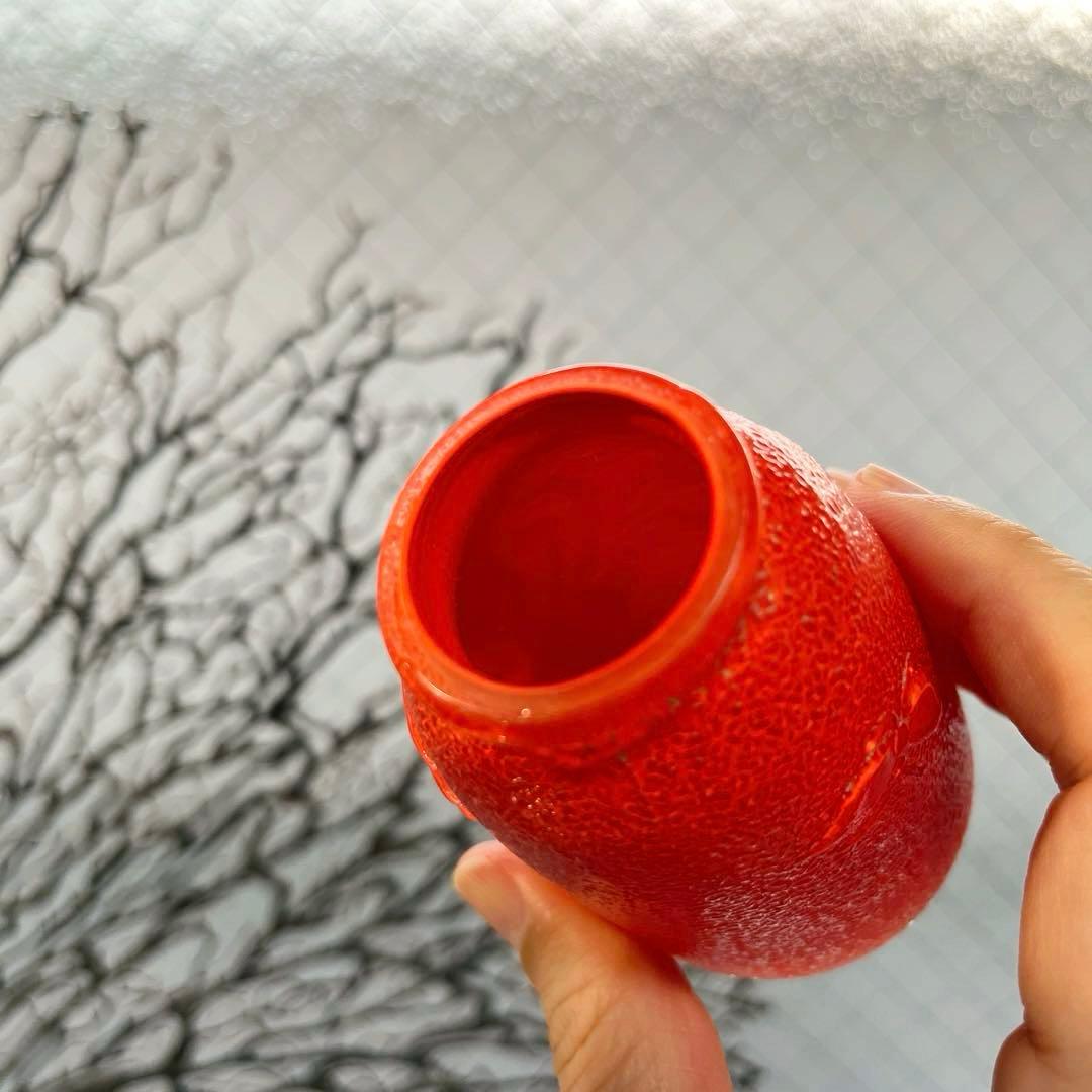 骨董　時代ガラス　超希少　瓜型　牡丹エンボス　飴屋瓶　金平糖瓶　菓子瓶