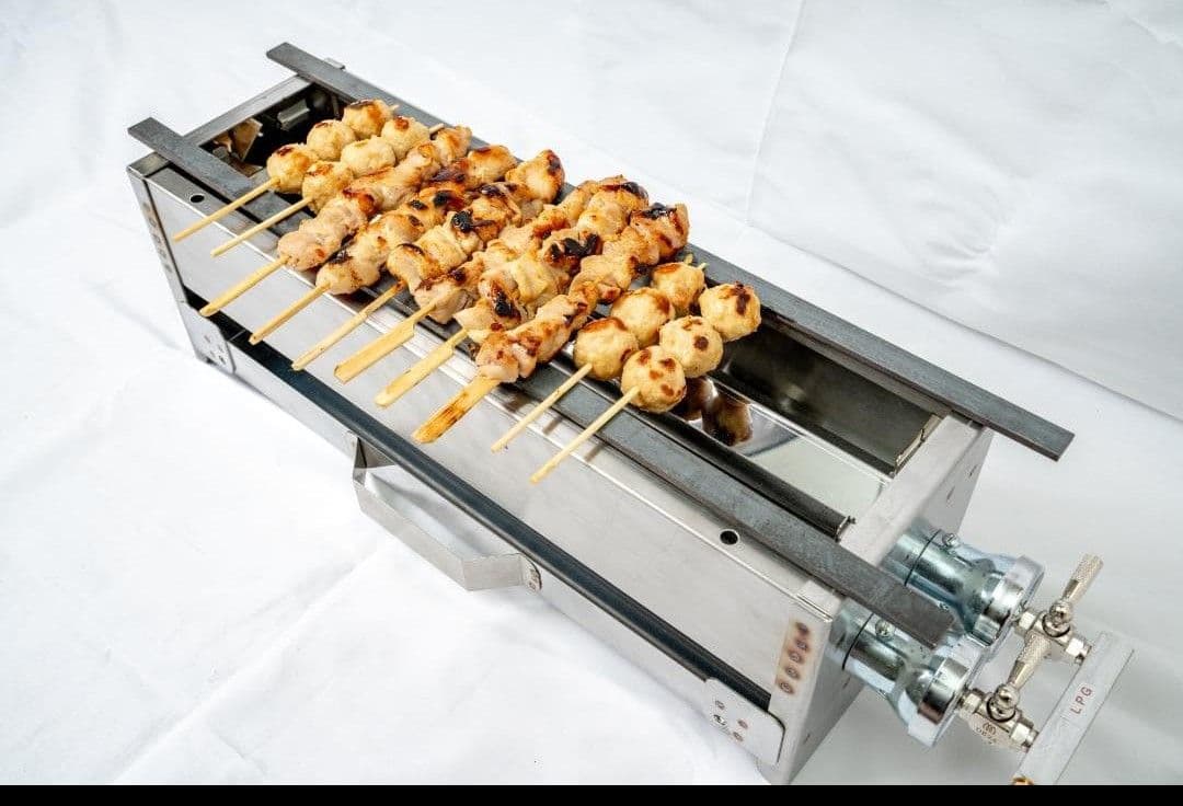 串焼き機 焼き鳥グリル 五平餅 LPG ガス 炉端焼き やきとり焼 キッチンカー