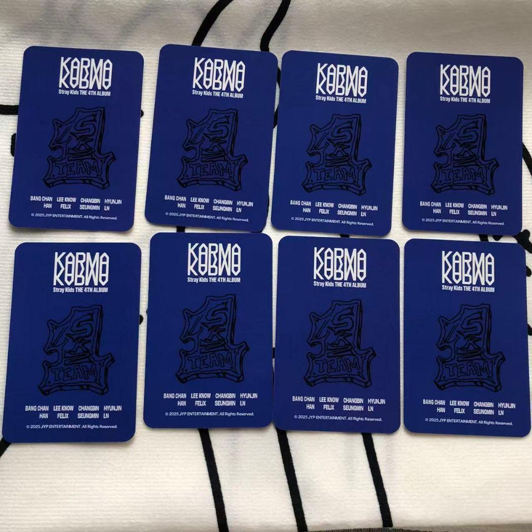 Straykids KARMA POPUP ユニフォーム 限定 トレカ 8枚