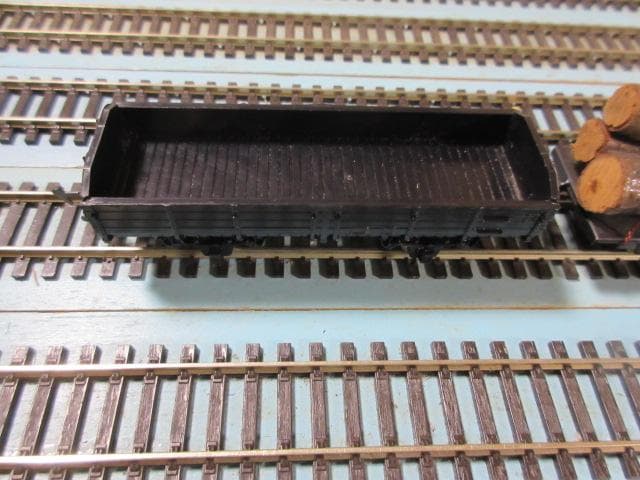 鉄道模型（HOゲージ） ミニ 無蓋貨車列車セット （金属製・カツミ/エンドウ製）