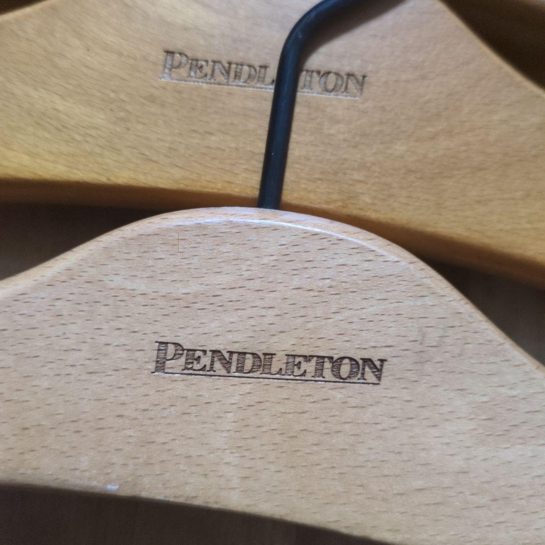 希少 レア PENDLETON 木製 ハンガー 10本セット