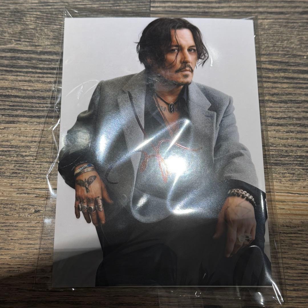 東京コミコン2025 ジョニーデップ 直筆サイン写真！グッズ Tシャツ
