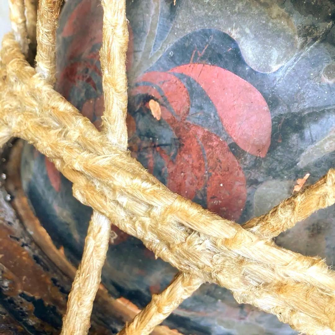 和太鼓　締太鼓　蒔絵胴　アンティーク　骨董