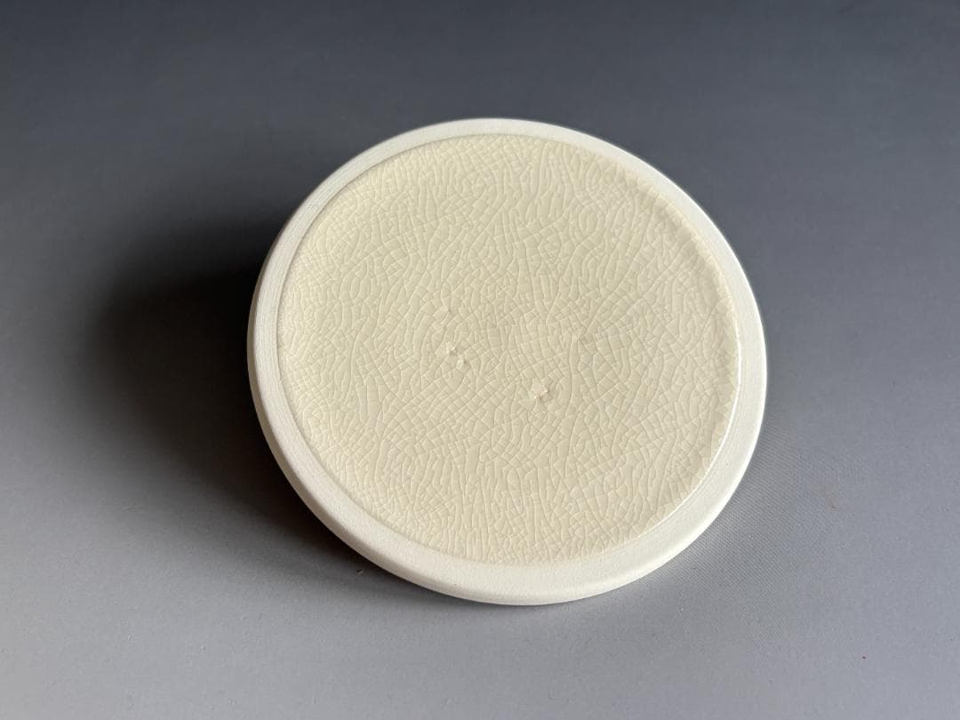 地紙流水　菱形水指　敦司造　茶道具