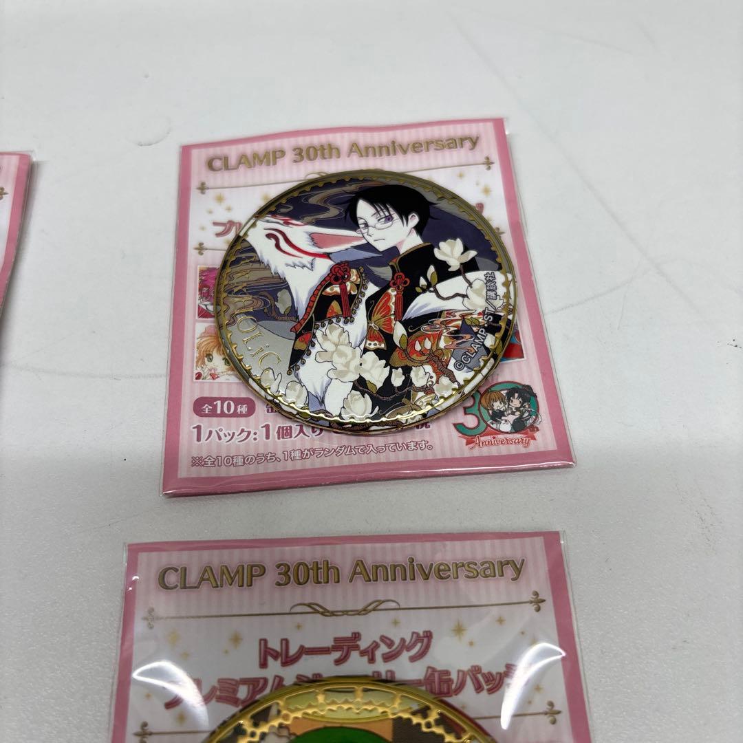 中古品 CLAMP ジュエリー缶バッジ 10種 コンプリート
