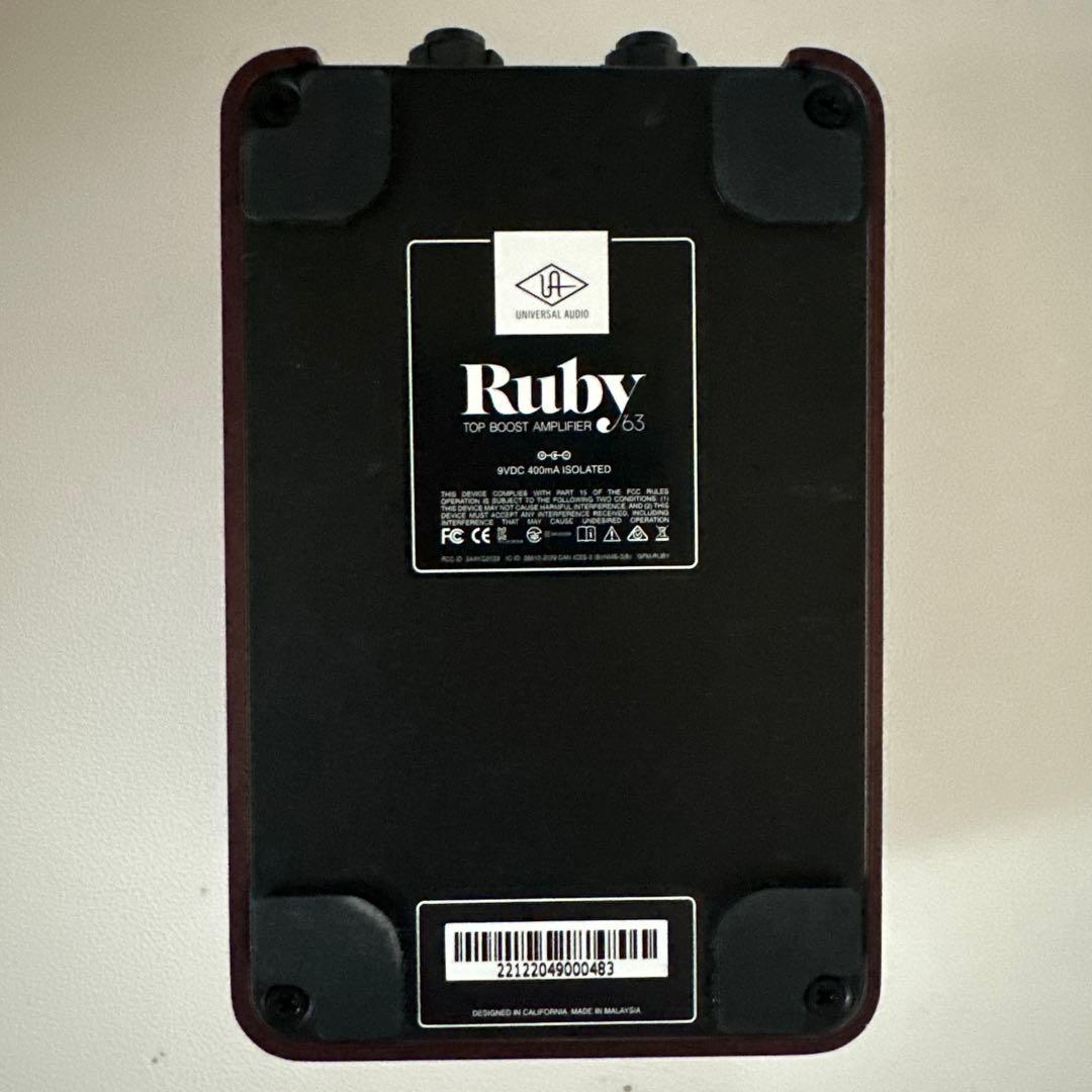 ギター UAFX Ruby '63 Top Boost Amplifier