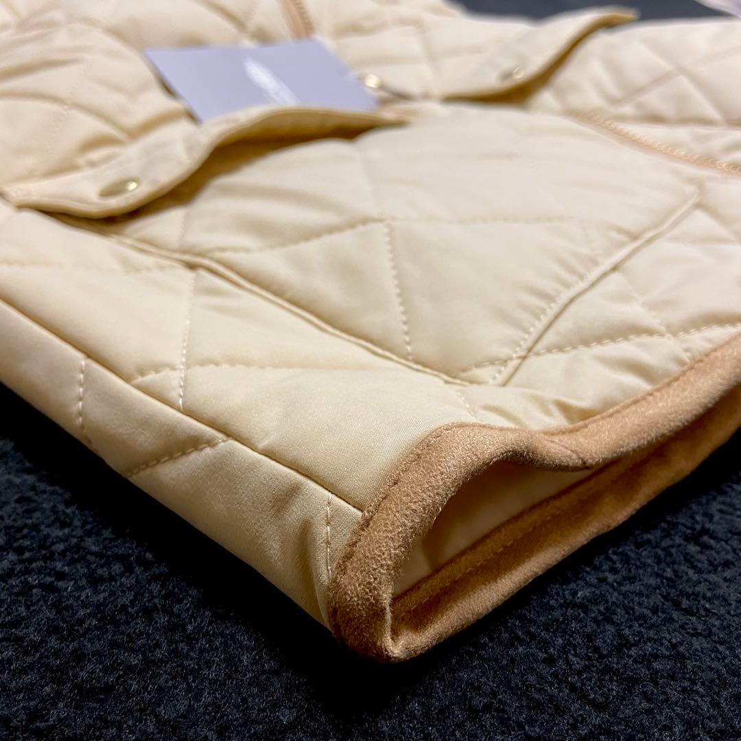 ビームス ゴルフ レディースウェア 中綿ベスト ベージュ Mサイズ