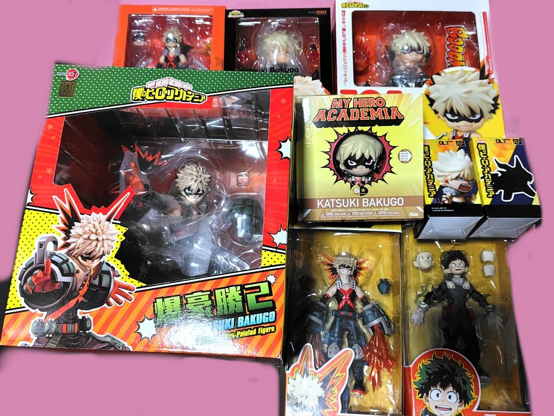 【未開封大量セット】僕のヒーローアカデミア 爆豪勝己フィギュア ねんどろいど