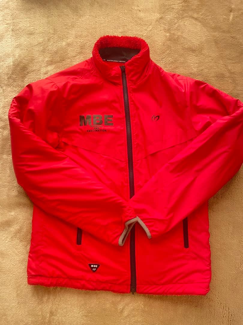 マスターバニー リバーシブル ブルゾン フリース×ナイロン 赤　メンズ4