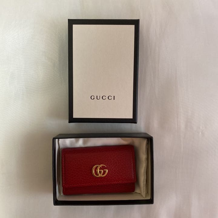 今月限定価格⭐︎即発送⭐︎Gucci 新品　GGアーモンド　キーケース