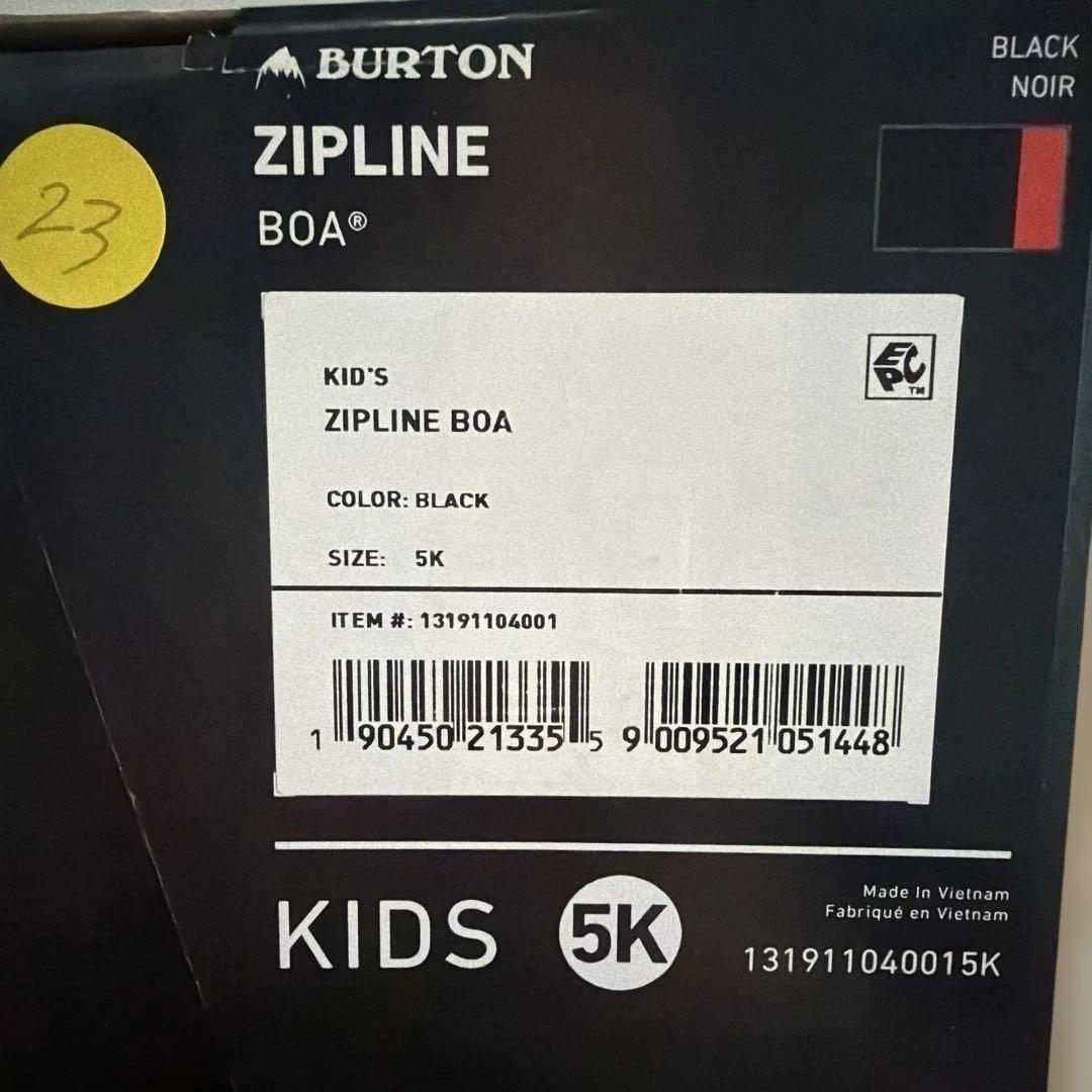 MicBURTON ZIPLINE BOAスノーボードブーツ 5K23.0