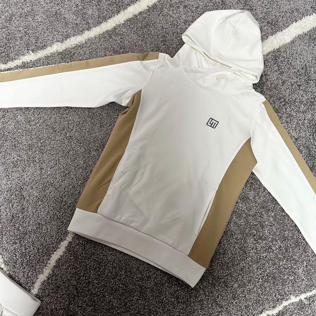 【値下げ不可】ラウドマウス ホワイト×ベージュ セットアップ S