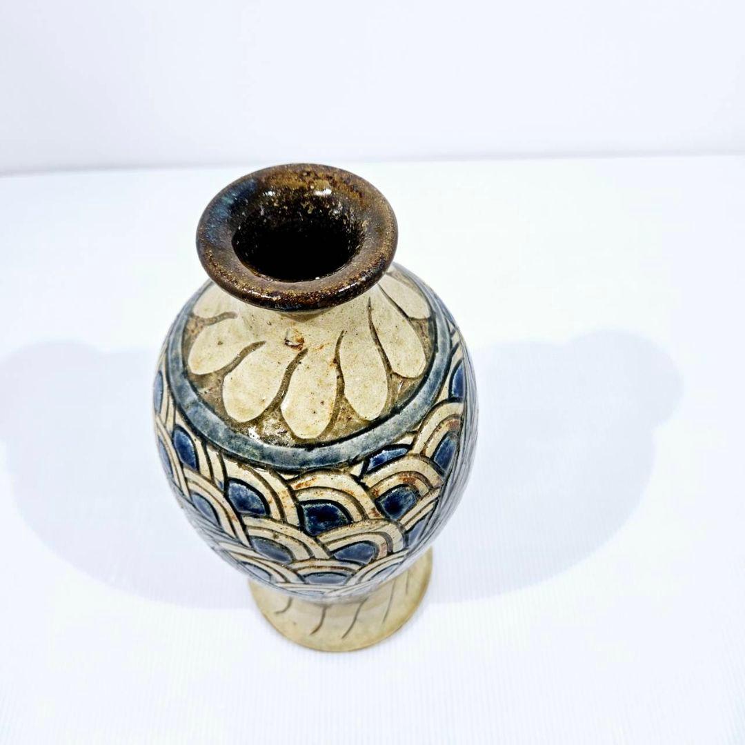 金城敏男 金城次郎 長男 花瓶 魚紋 引退 希少 レア