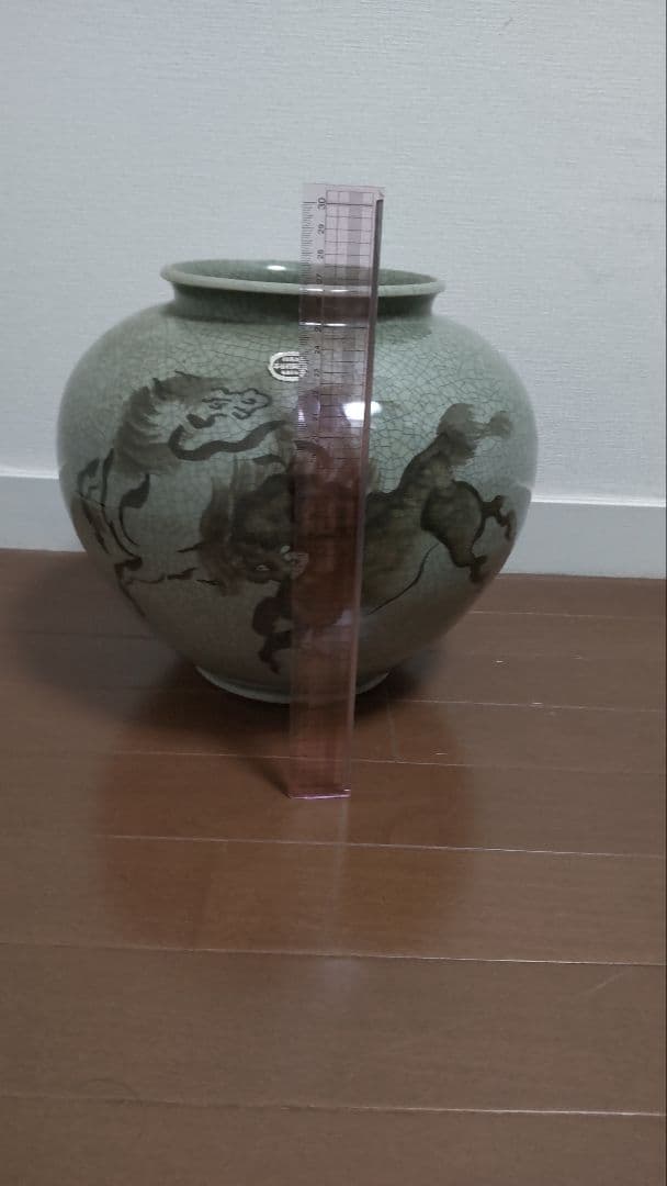 【午年】相馬焼 馬の絵柄 陶器花瓶