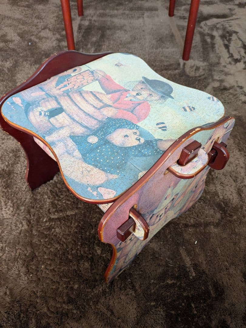 机　椅子　テディベアー　カントリー