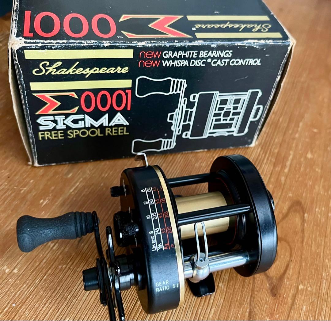 超美品！　レアなビンテージ　シェークスピア　シグマ　0001 ベイトリール CA