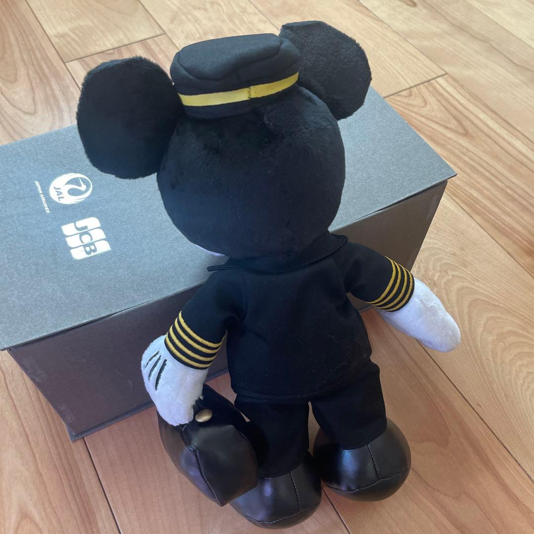 ミッキーマウス ぬいぐるみ JCB当選品 JAL制服