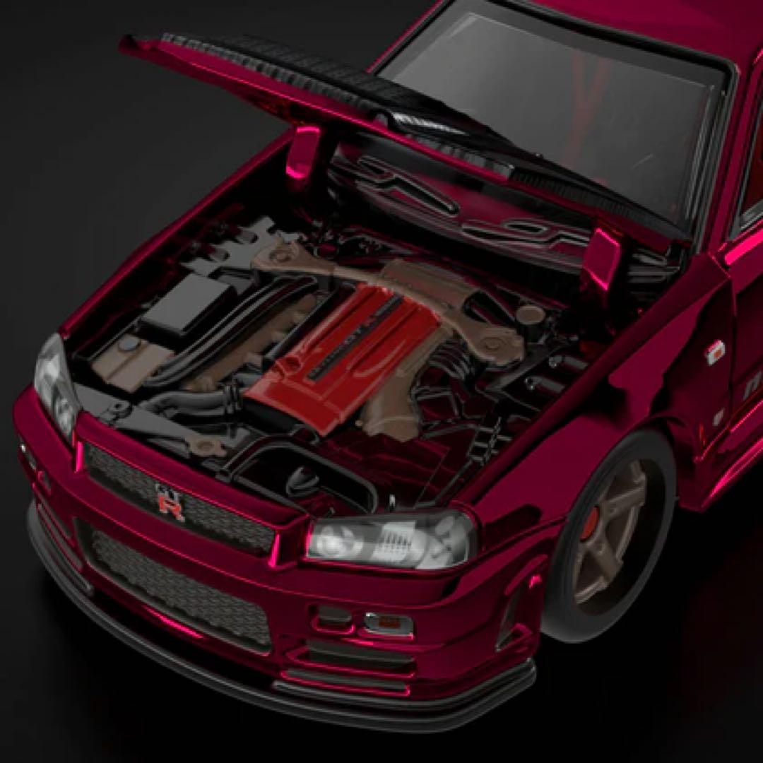 ホットウィール　Nissan Skyline GT-R (BNR34) RLC