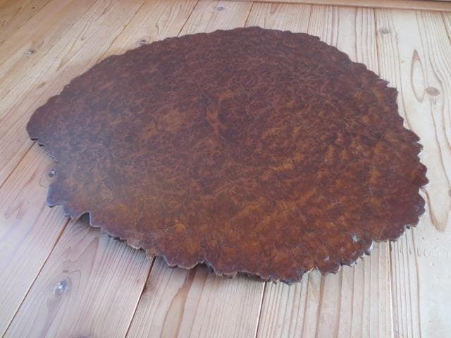 R8/2/4 葡萄杢敷板　地板　花台 盆栽台　水石　中国古玩　　幅57㎝