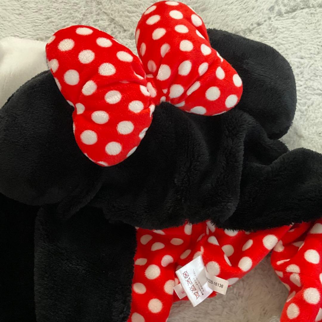 【廃盤】ディズニー　ミニーファンキャップマフラー　ミニーちゃん　被り物