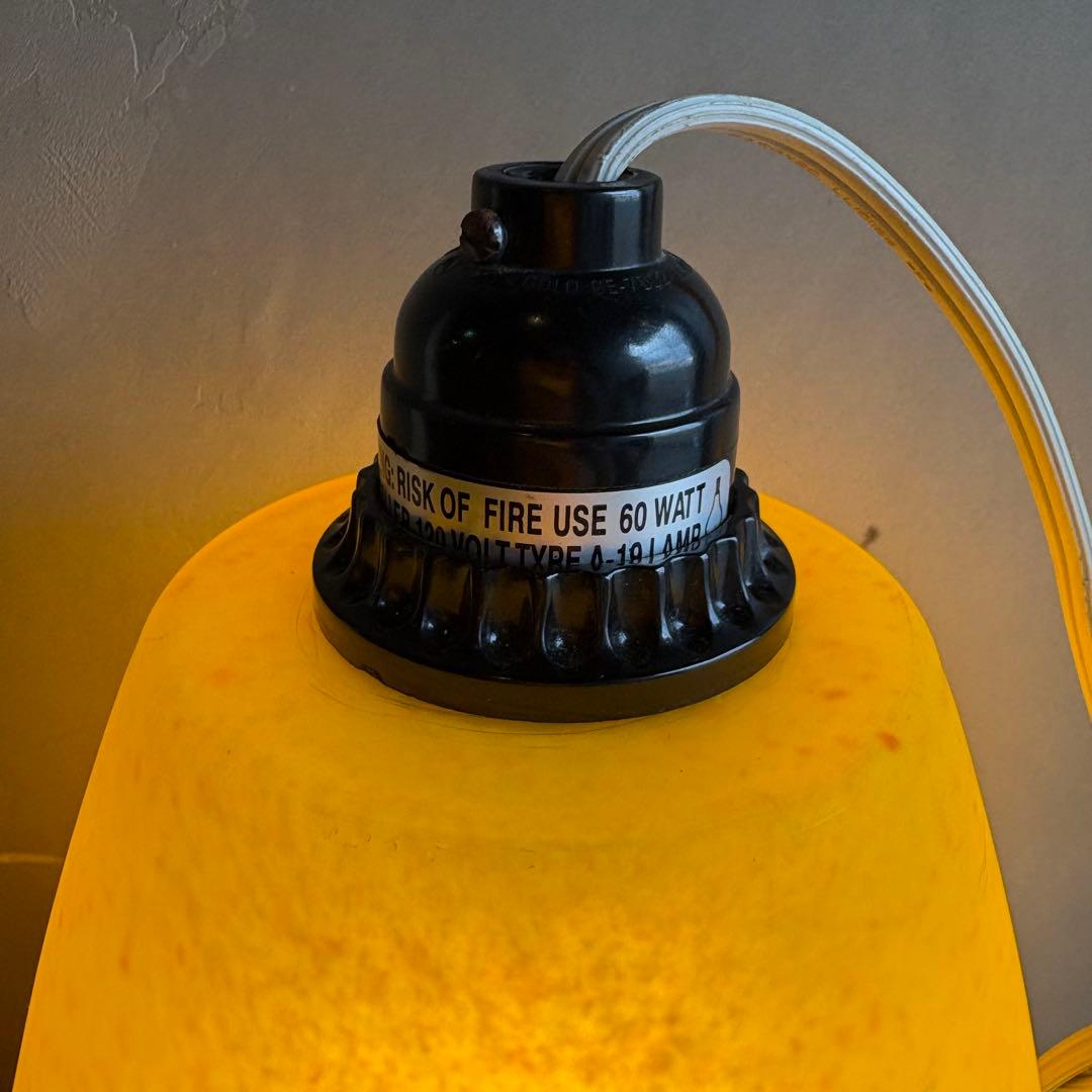 【1970s USA vintage】ペンダント 吊り下げ ランプ 照明