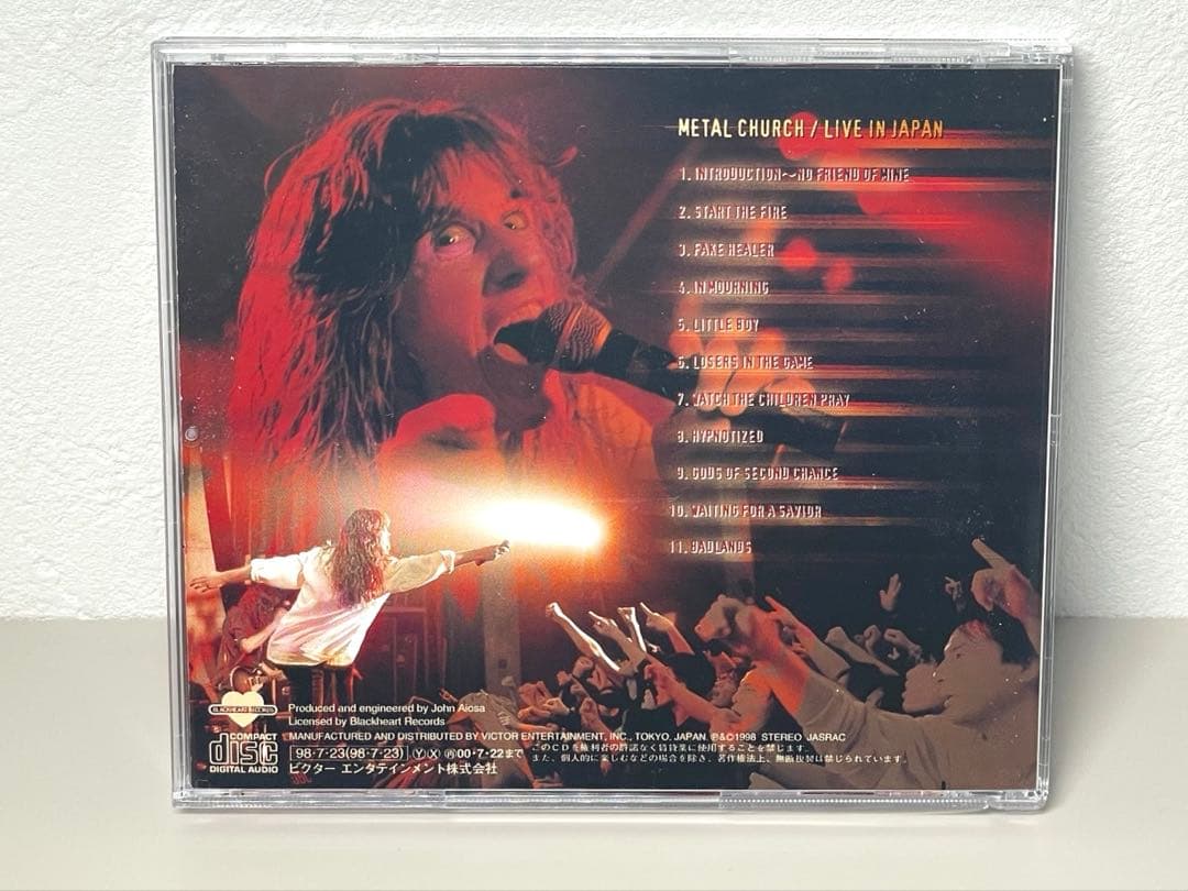 激レア CD 国内盤 メタル・チャーチ/ライヴ・イン・ジャパン
