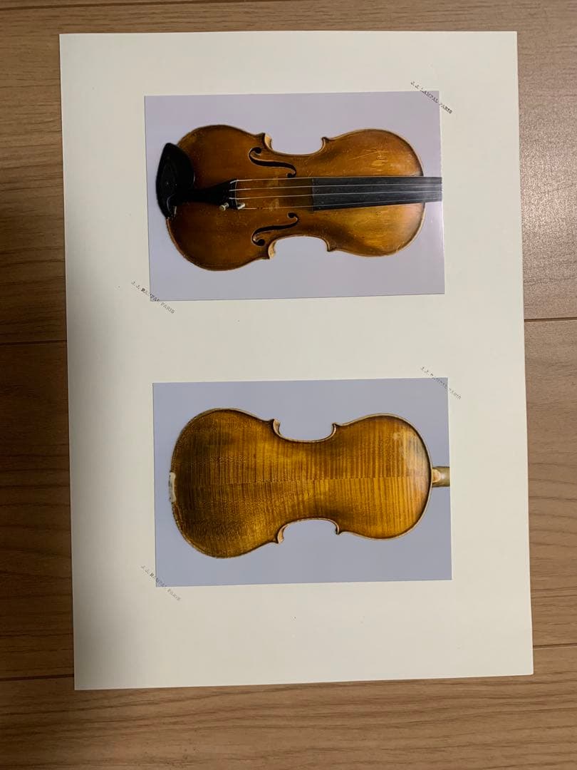 19世紀　チェコ製　4/4 バイオリン　虎杢