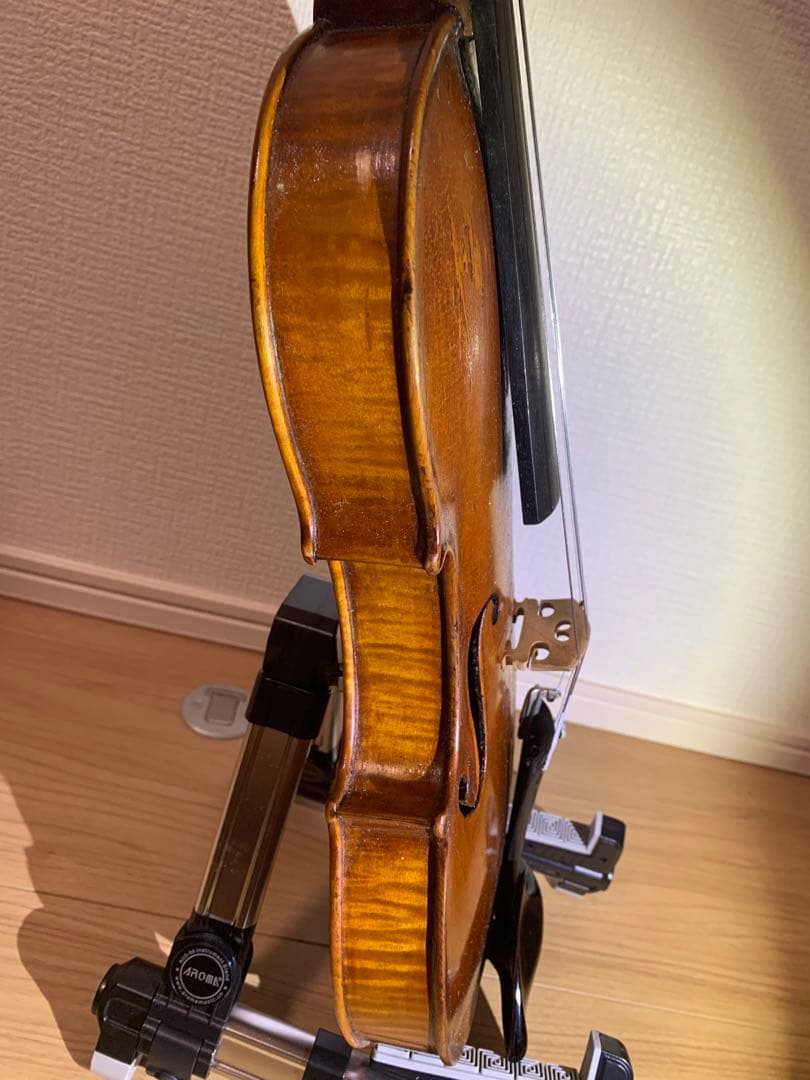 19世紀　チェコ製　4/4 バイオリン　虎杢