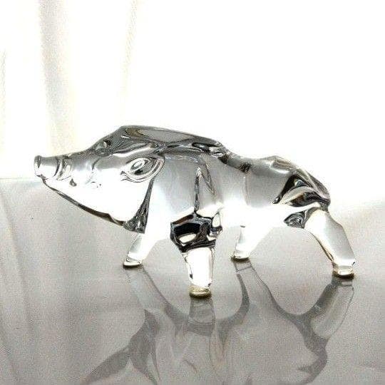 【美品】Baccaratバカラ　イノシシ　猪　いのしし　干支　動物 置物