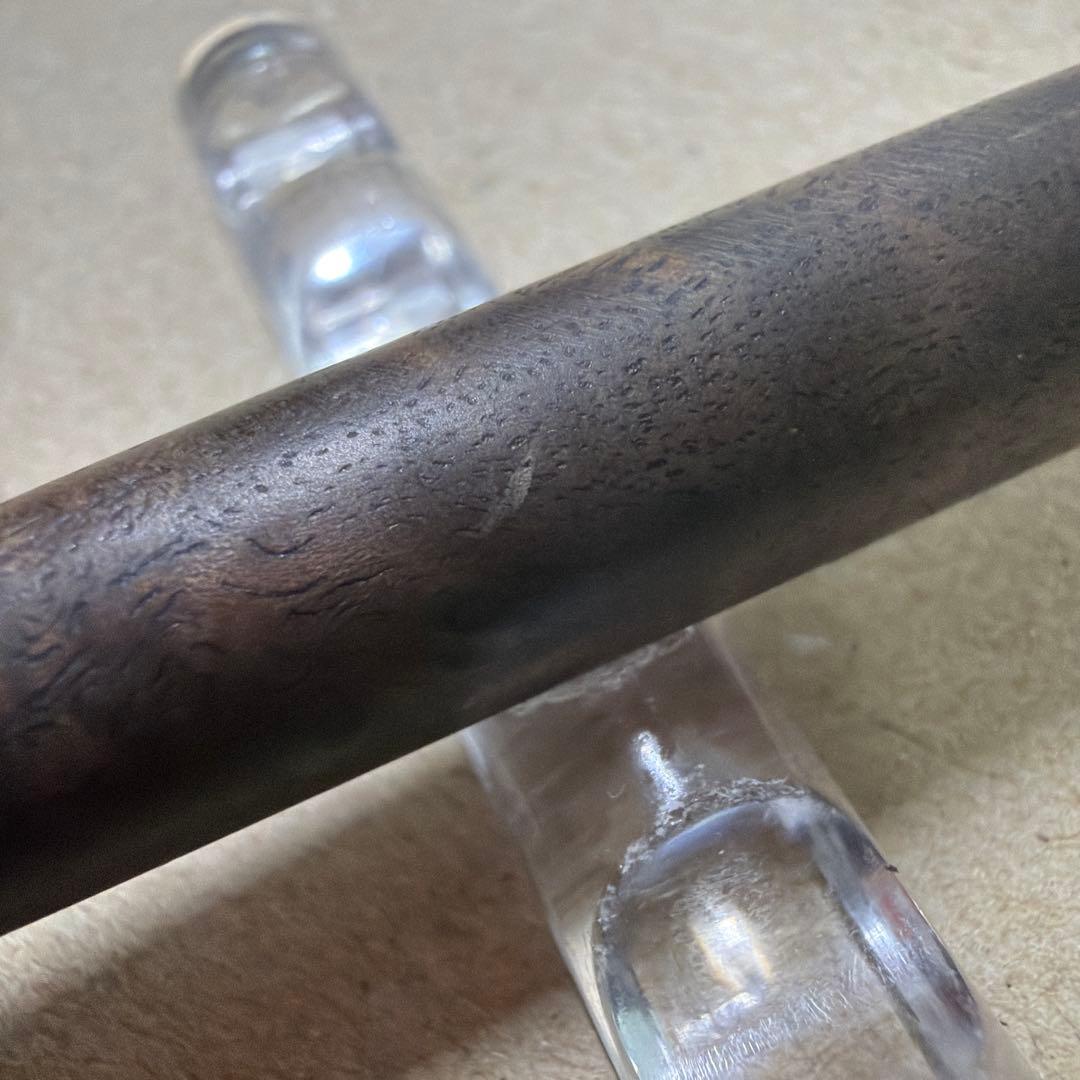 中古品 野原工芸 胡桃 クルミ シャーペン 0.5mm シルバー金具 旧型