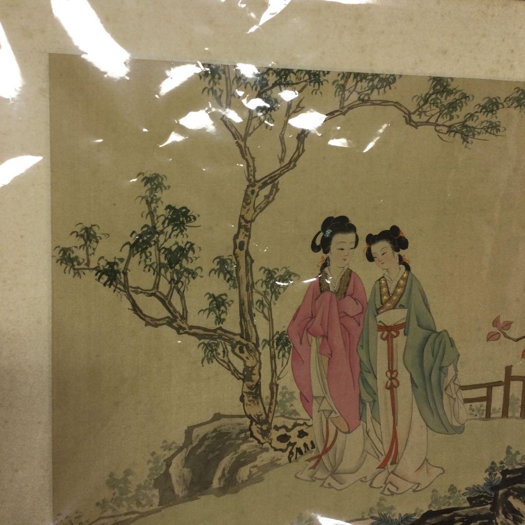 中国の美人画，肉筆