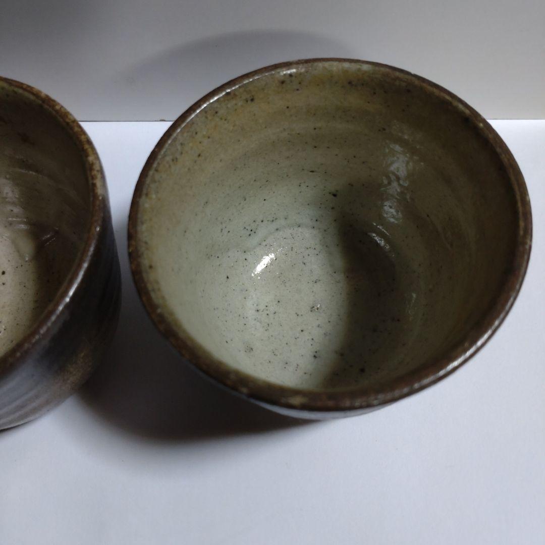 益子『岡田謙三』　蕎麦猪口　二客