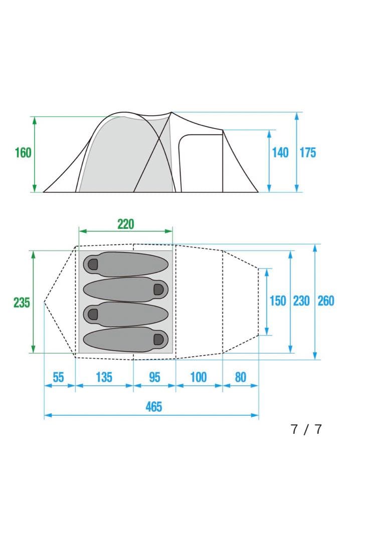 最終値下中【美品】ザノースフェイス ランダー4 キャンプテント オリーブ 前室付