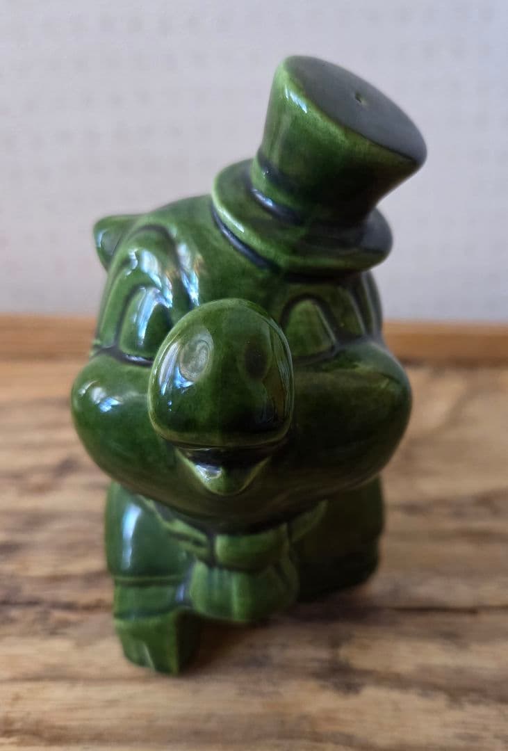 アメリカンヴィンテージ 陶器製 豚型 前菜、パーティー向け 楊子ホルダー