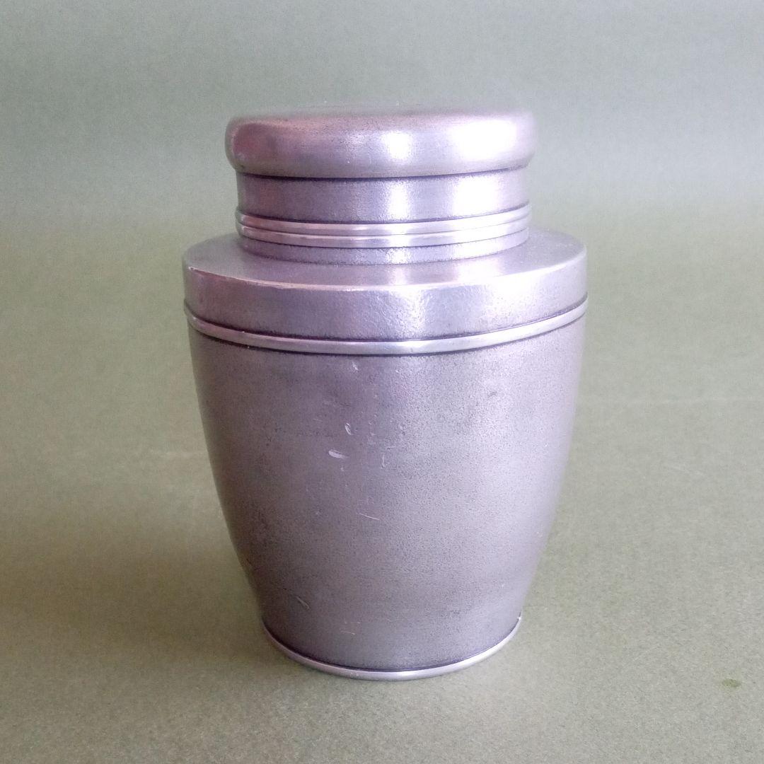 煎茶道具　錫　茶壺　茶入　林亭瑞製