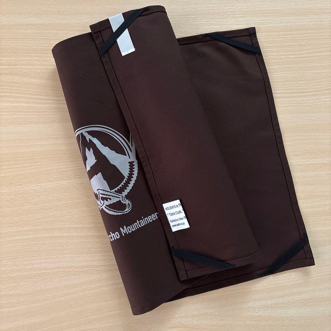 ①マウンテンリサーチ テーブルクロス　ブラウン