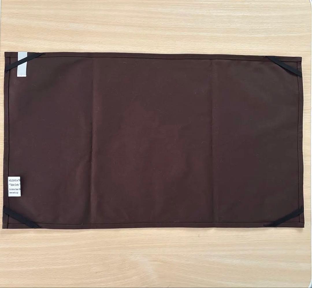①マウンテンリサーチ テーブルクロス　ブラウン
